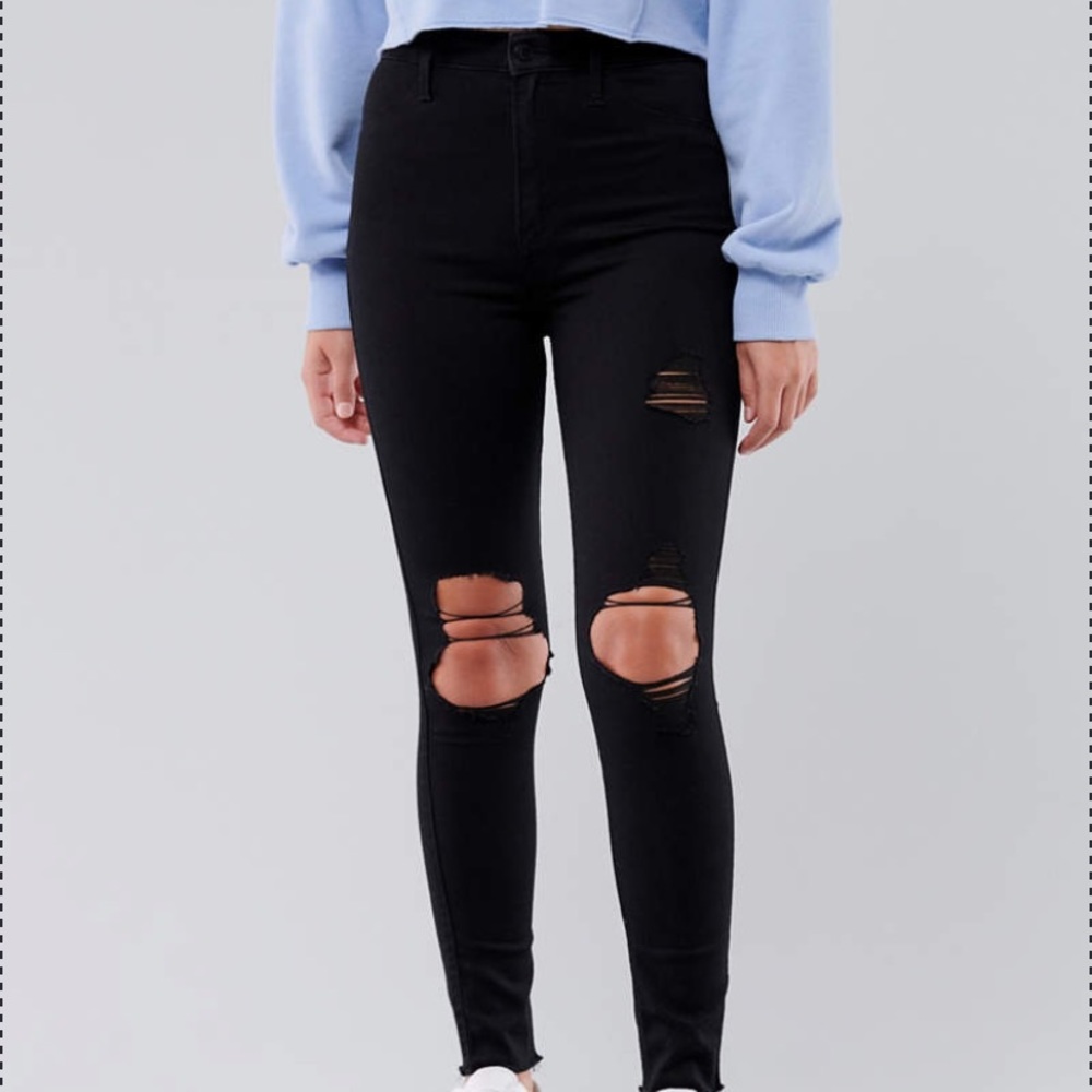 Hollister Dark Wash Jeggings